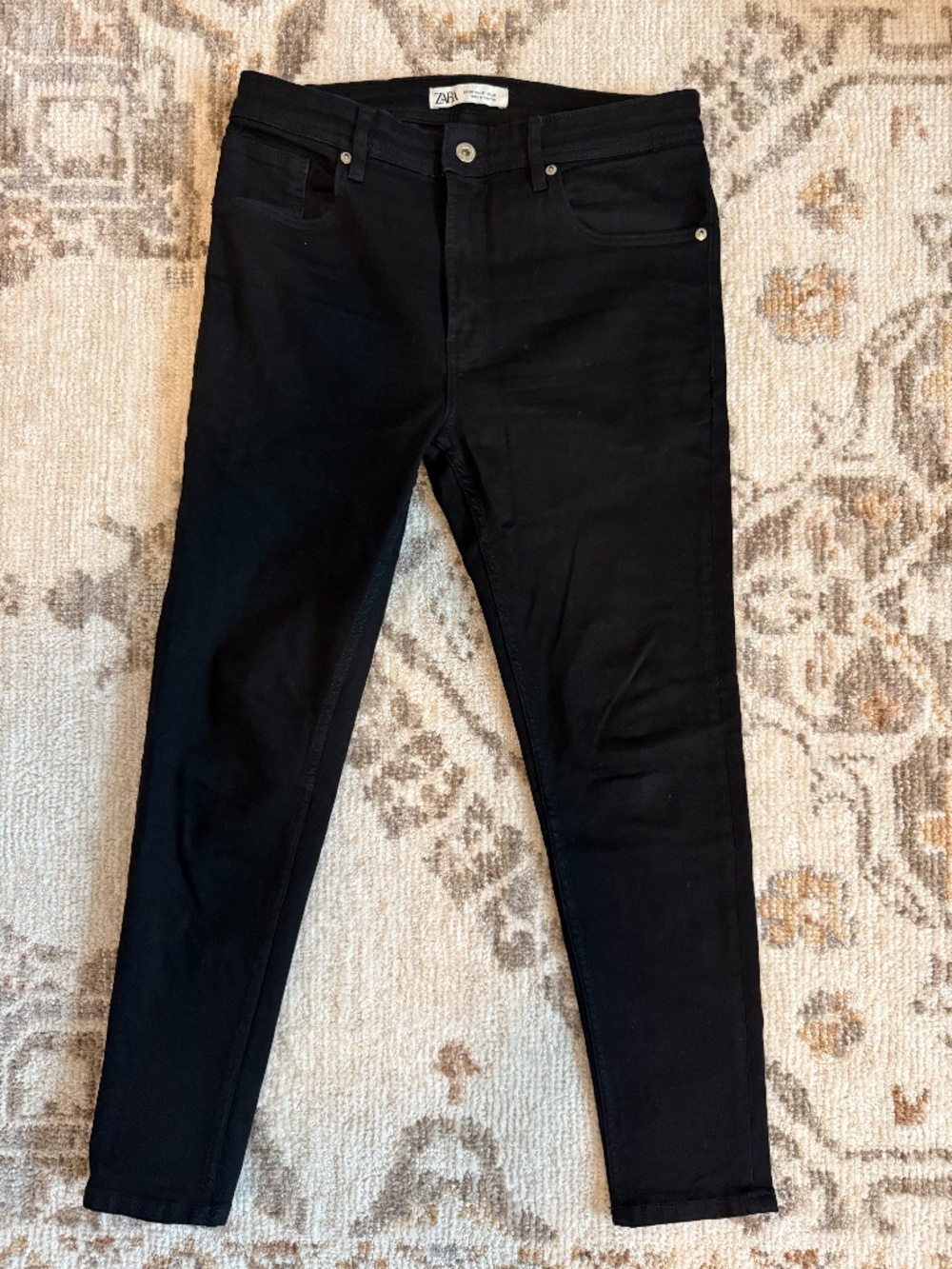Zara Man Black Skinny Jeans